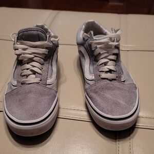Vans Old Skool Shoe‎ Baby Blue/ True White men's 7 women's 8.5